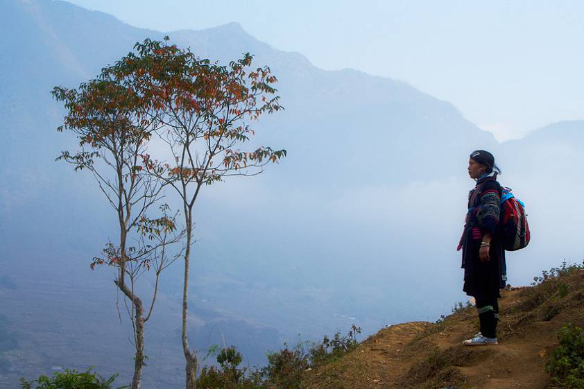 Наш задумчивый гид в Сапе Наш задумчивый гид в Сапе