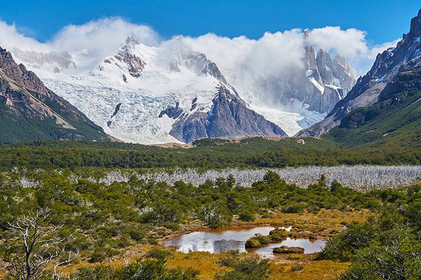 Окрестности Эль Чалтен и горы Фитц Рой
