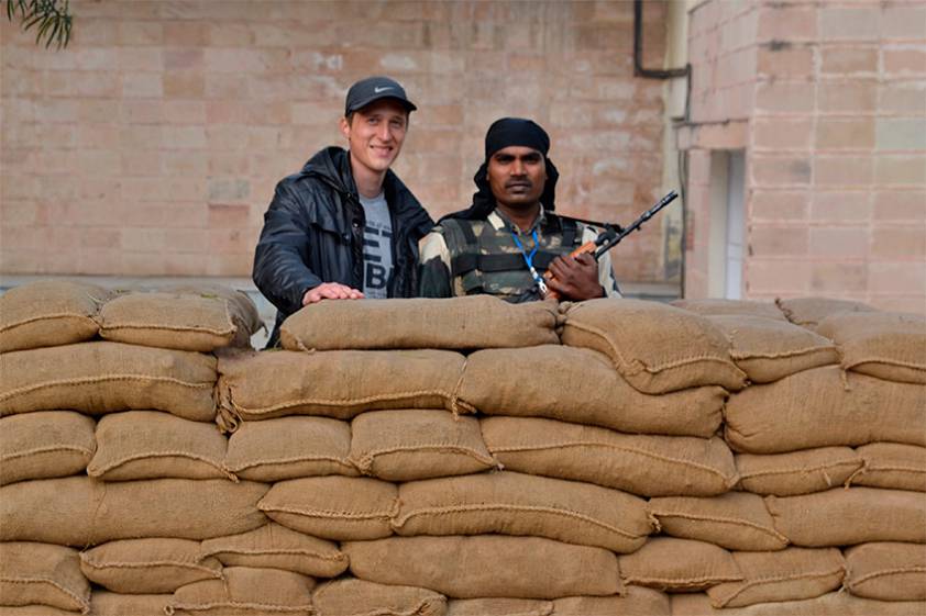 Сикхи в Амритцаре, Индия