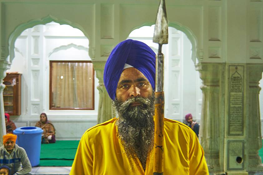 Сикхи в Амритцаре, Индия