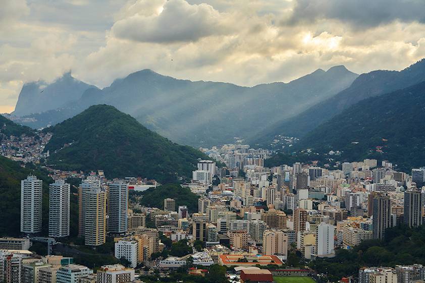 Рио с холма Morro do Urka