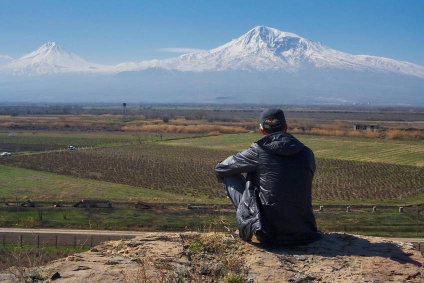 Вид на Арарат, Армения