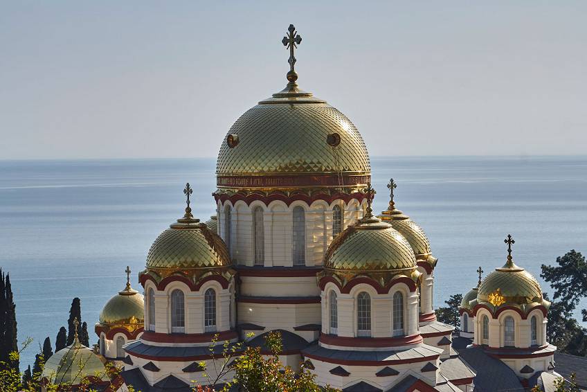 Монастырский комплекс в Абхазии