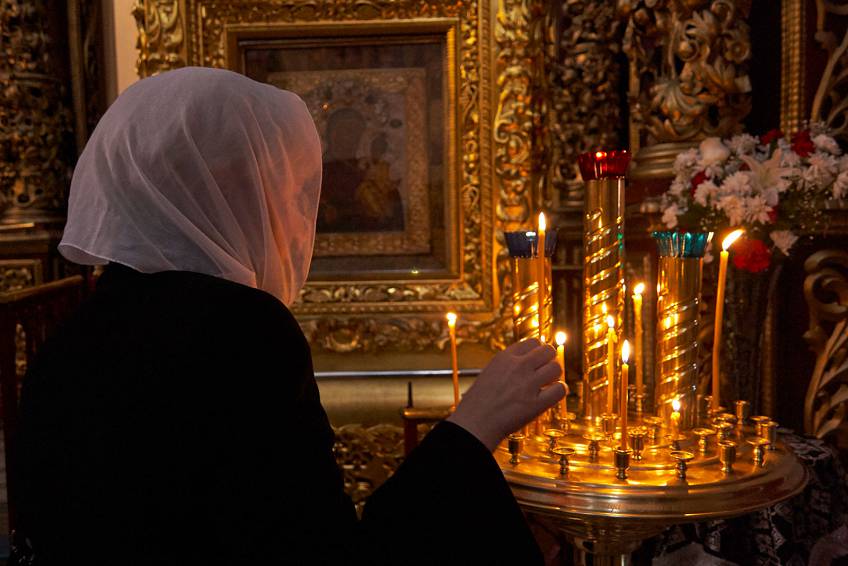 В главном соборе Пскова