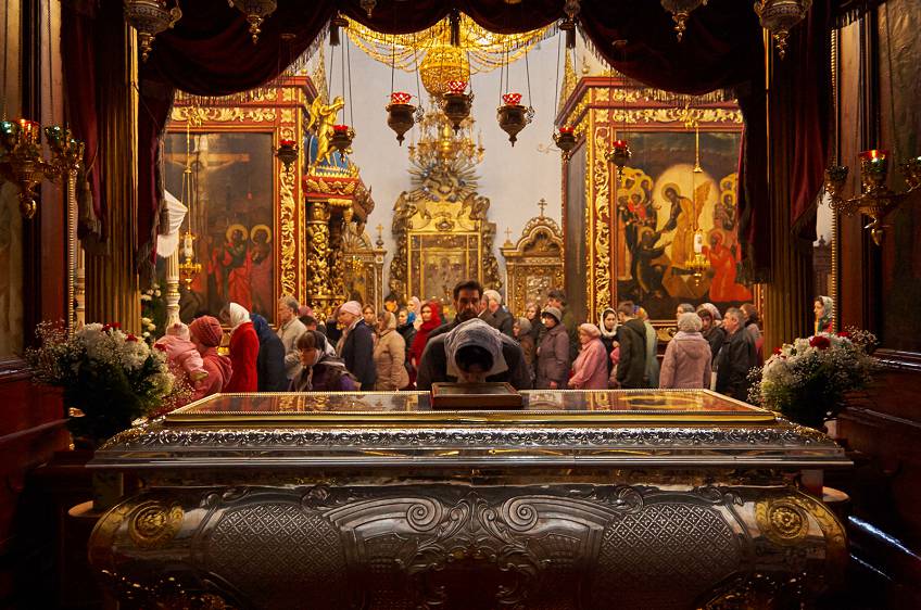 В главном соборе Пскова