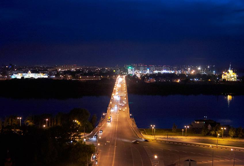 Ночной Нижний Новгород