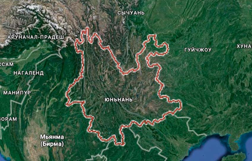 китай провинция юньнань