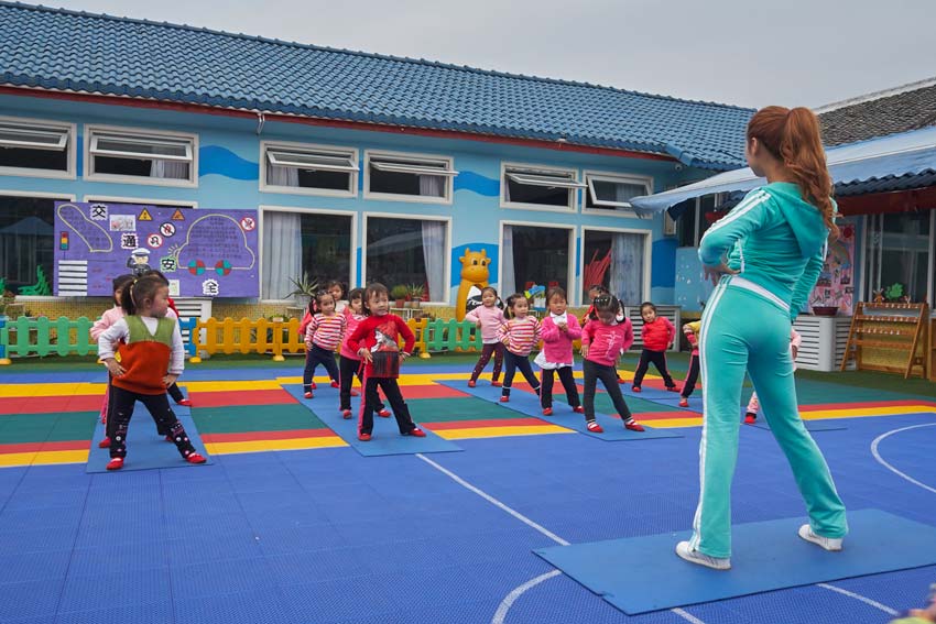 Детский садик в Китае