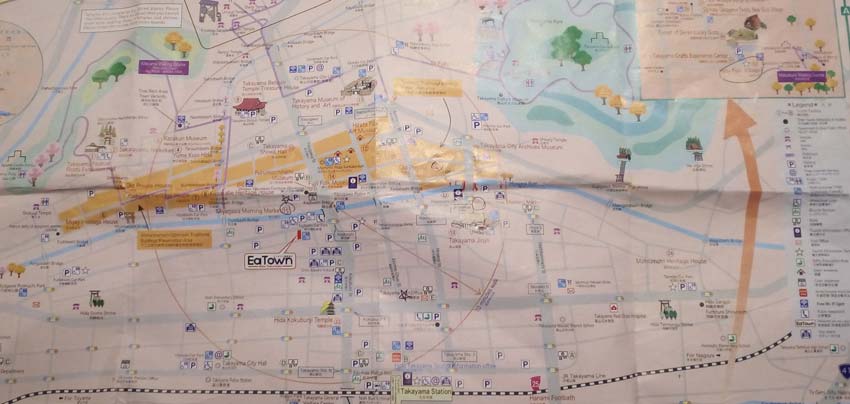 Карта Такаямы