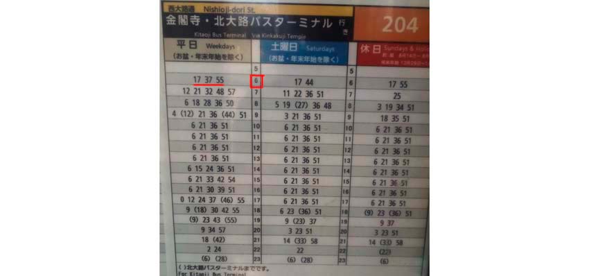 Расписание автобусов