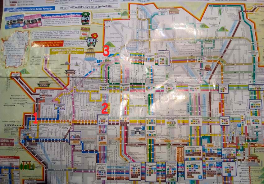 карта киото